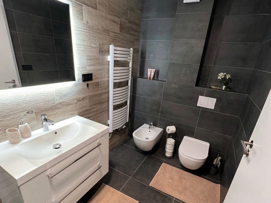 Moderní koupelna apartmánu